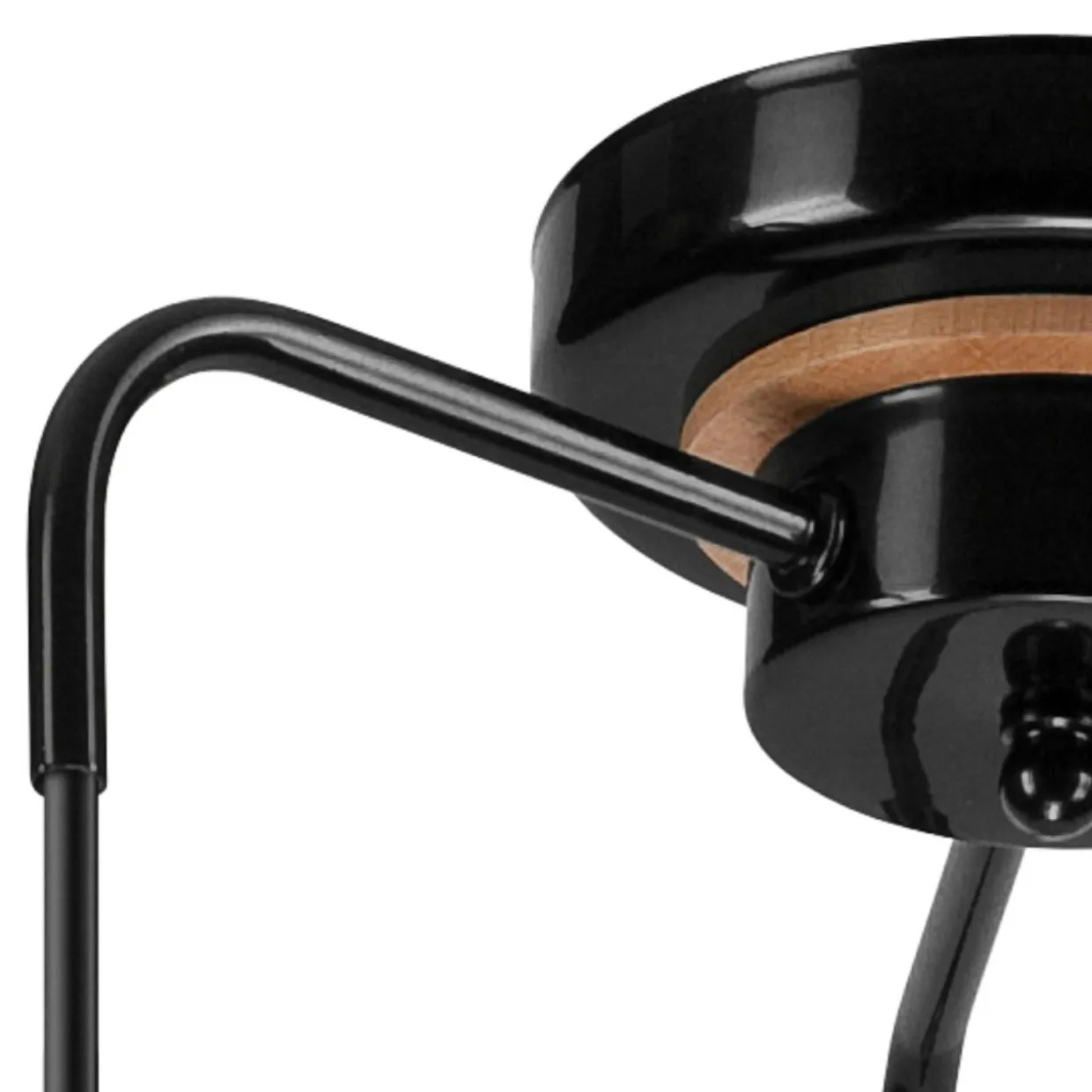 Lampa wisząca modern czarna ANGELINA 3
