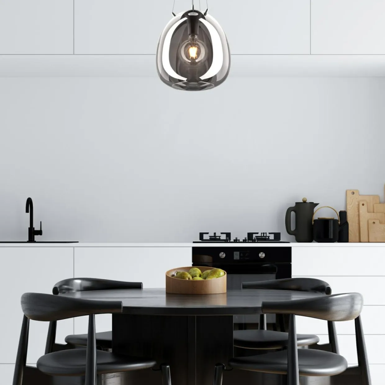 Lampa wisząca MOON P19066B-D25
