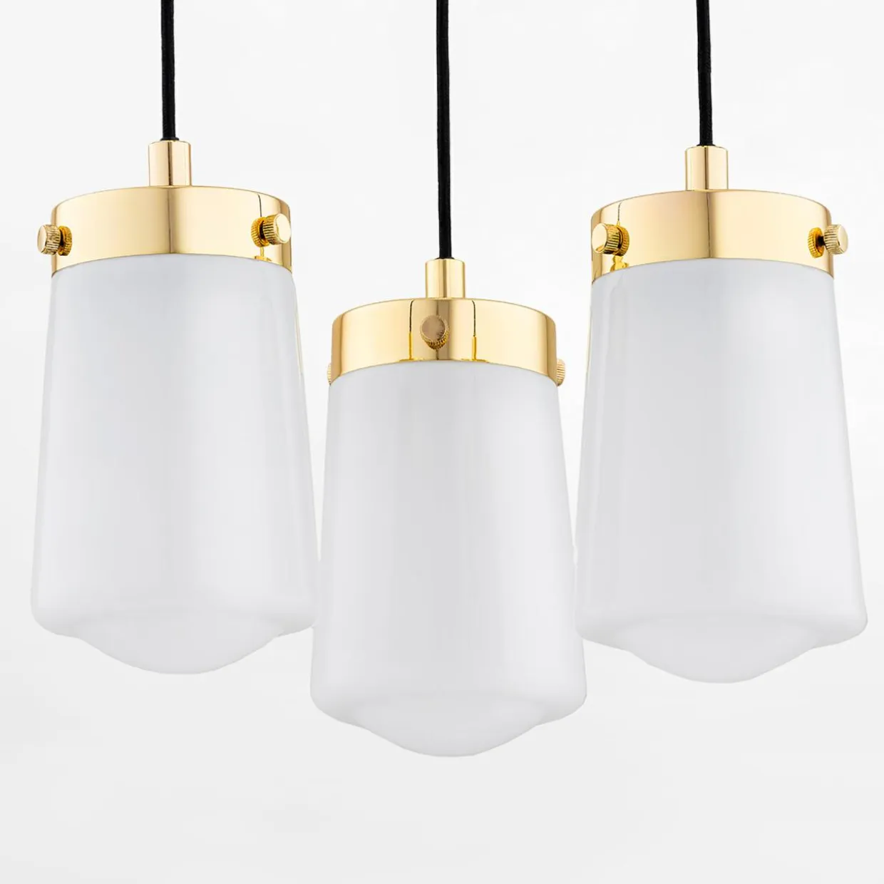 Lampa wisząca mosiądz PASADENA 3