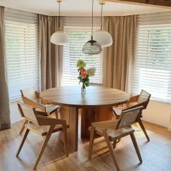 Lampa wisząca mosiądz TRINI fi 40 cm