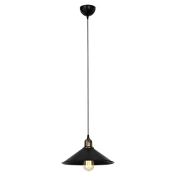 Lampa wisząca pojedyncza czarna MAYA