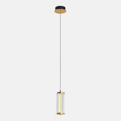 Lampa wisząca pojedyncza złota CALLY