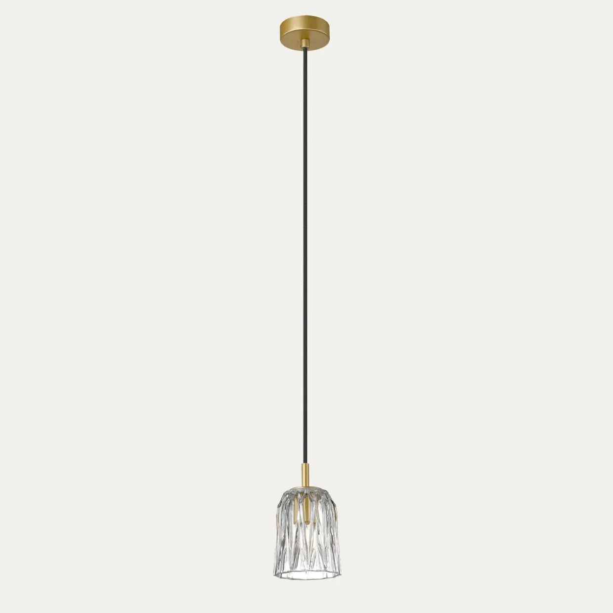 Lampa wisząca pojedyncza złota TAZZA