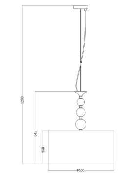 Lampa wisząca REA II