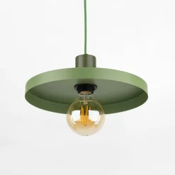 Lampa wisząca SILA GREEN PEAPOD fi 30 cm