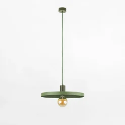 Lampa wisząca SILA GREEN PEAPOD fi 44,5 cm