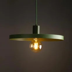 Lampa wisząca SILA GREEN PEAPOD fi 44,5 cm