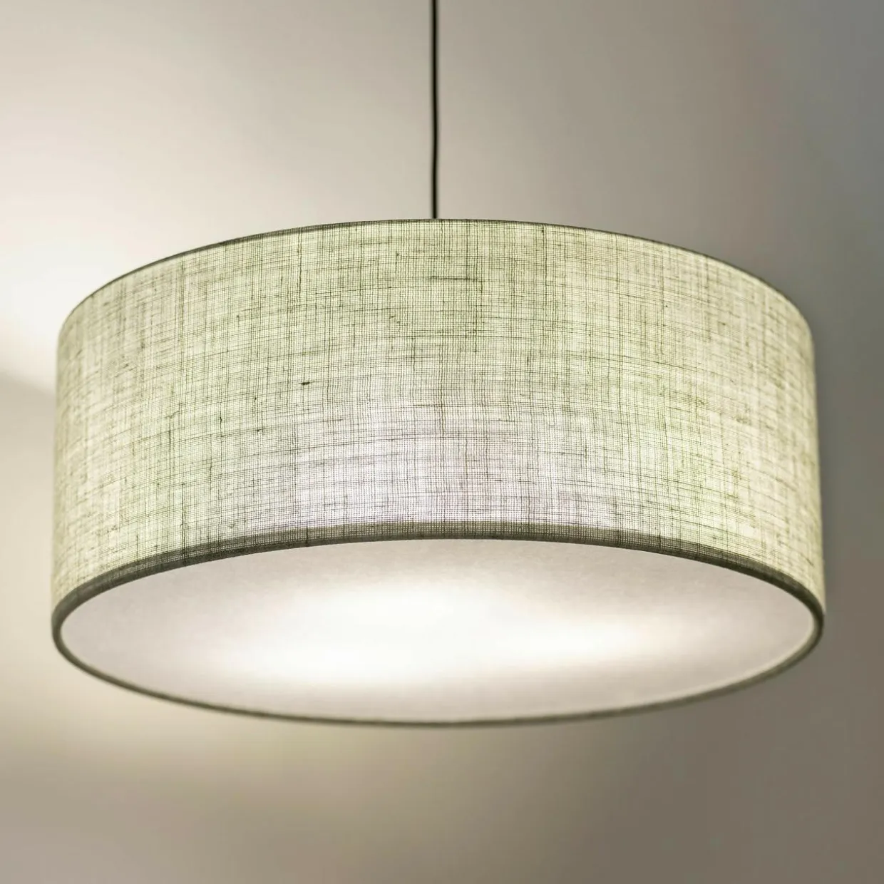 Lampa wisząca szarozielona EARTH 50 cm