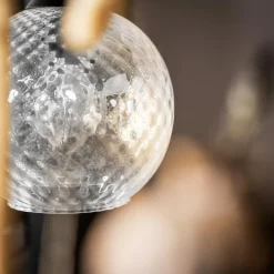 Lampa wisząca tranparentny klosz MIX fi 18 cm