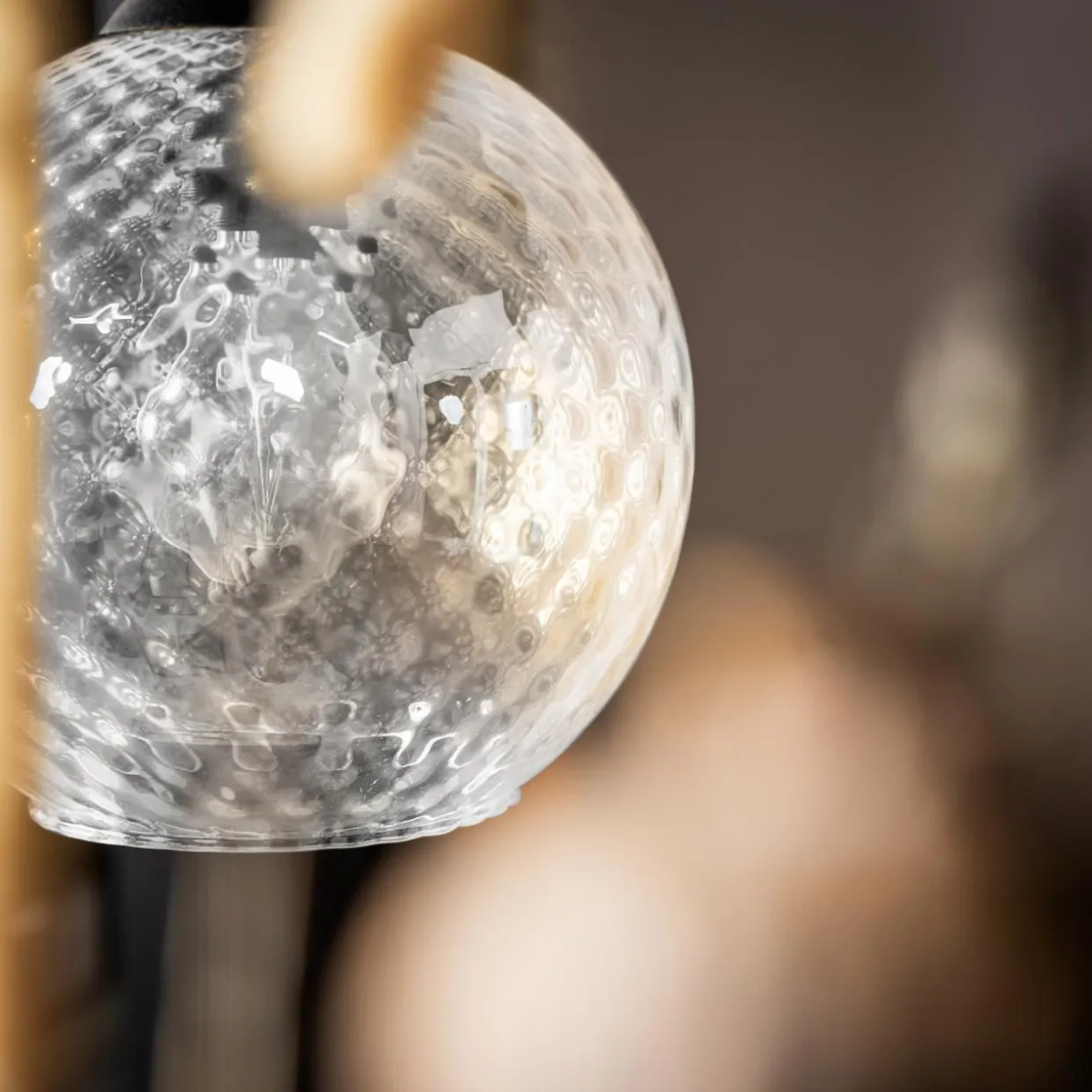 Lampa wisząca tranparentny klosz MIX fi 18 cm