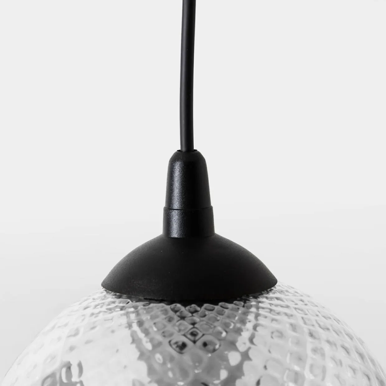 Lampa wisząca tranparentny klosz MIX fi 18 cm