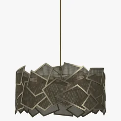 Lampa wisząca tytanowe złoto CAMO III