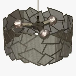 Lampa wisząca tytanowe złoto CAMO III