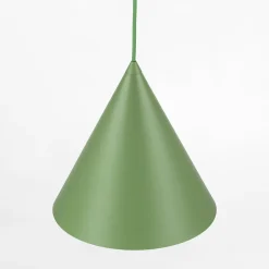 Lampa wisząca zielona CONO PEAPOD