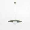 Lampa wisząca zielona SLATE PEAPOD GLASS