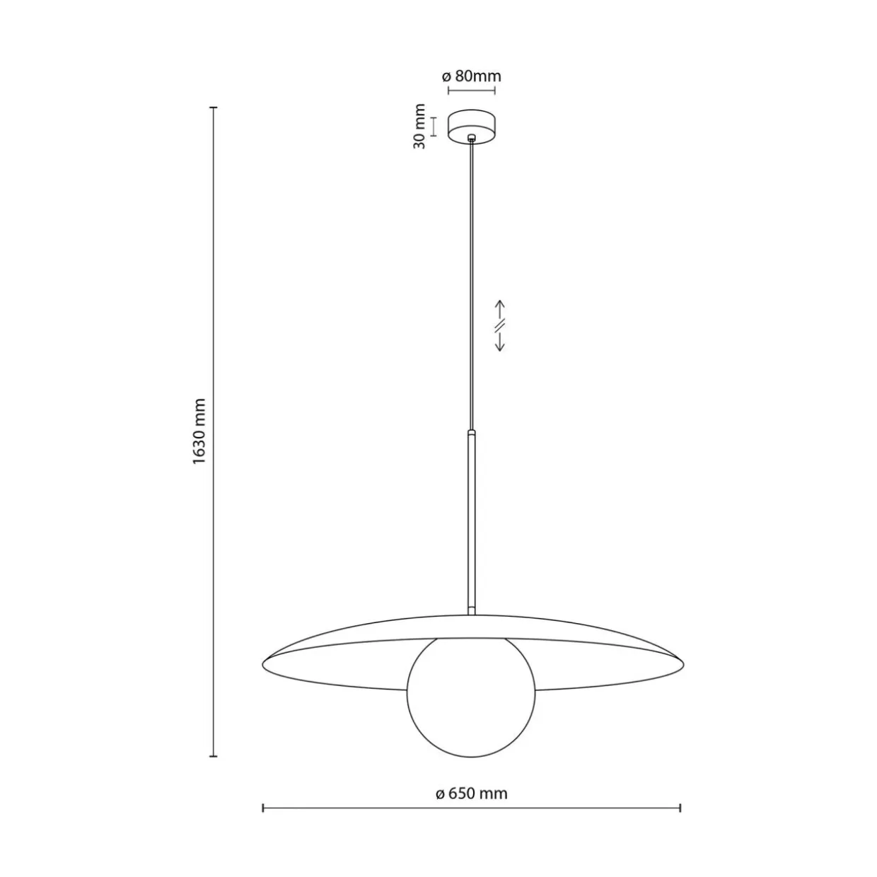 Lampa wisząca zielona SLATE PEAPOD GLASS