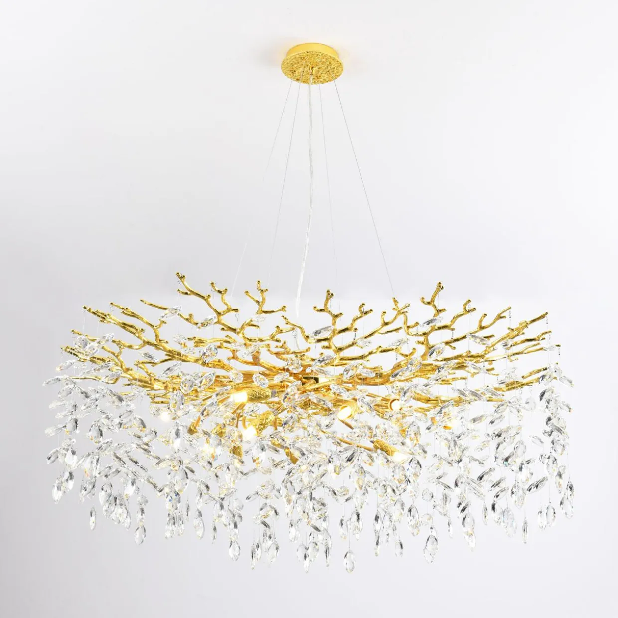 Lampa wisząca złota CINDY II