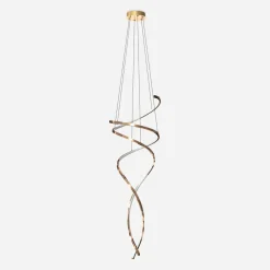 Lampa wisząca złota COCO na pilota