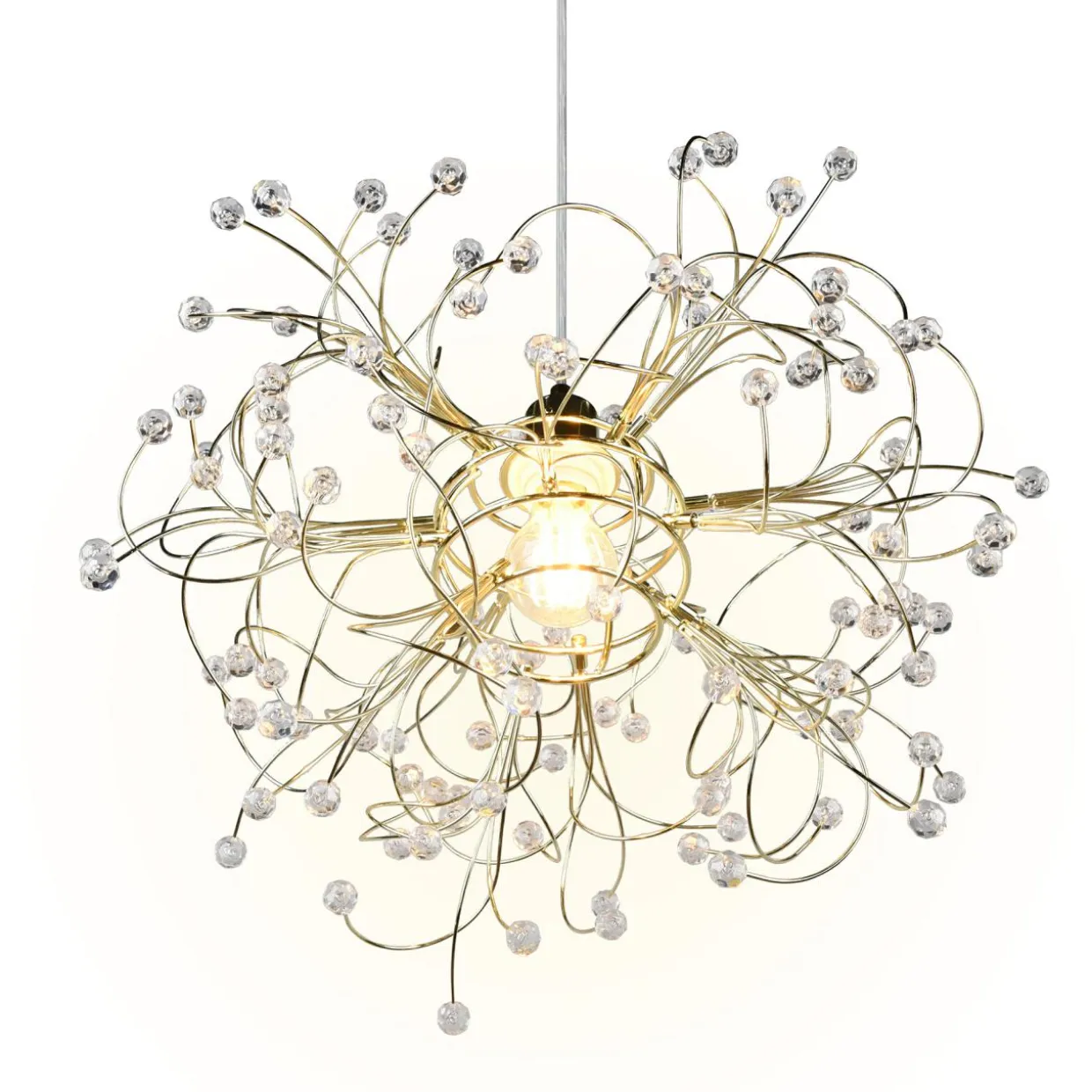 Lampa wisząca złota GLORIA