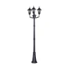 Lampa zewnętrzna outdoor 3-ramienna czarna STANDARD