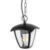 Lampa zewnętrzna wisząca czarna IGMA