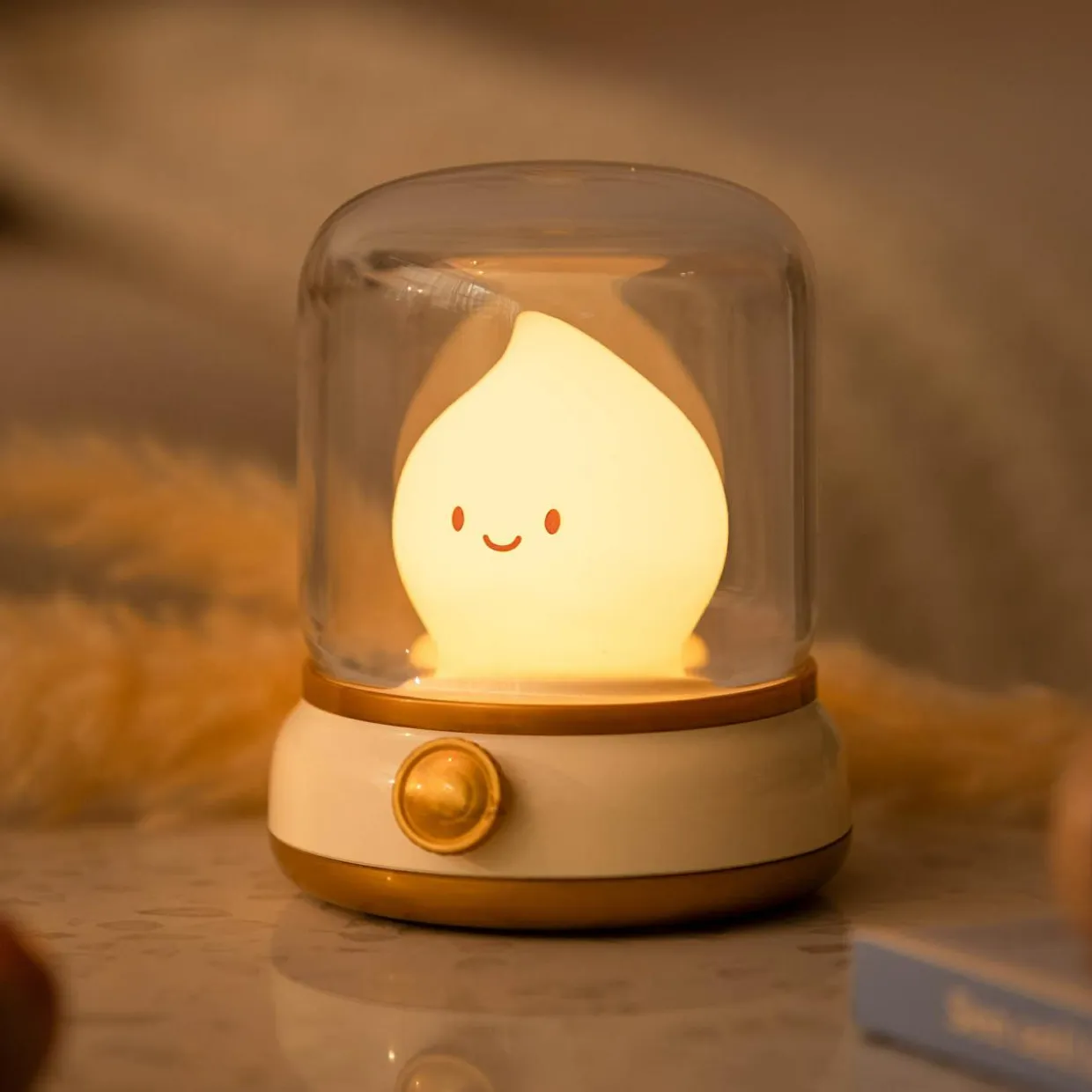 Lampka nocna LED MARY'S żółta PŁOMYCZEK