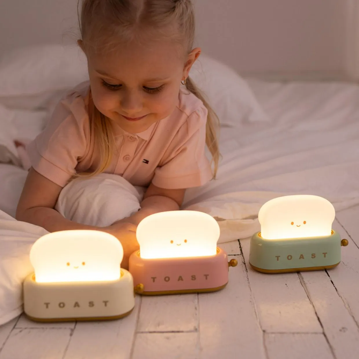 Lampka nocna LED MARY'S zielona TOSTER