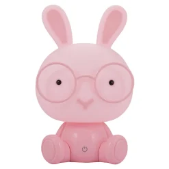 Lampka nocna różowa LED KRÓLIK