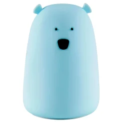 Lampka nocna silikonowa niebieska LED RGB MIŚ