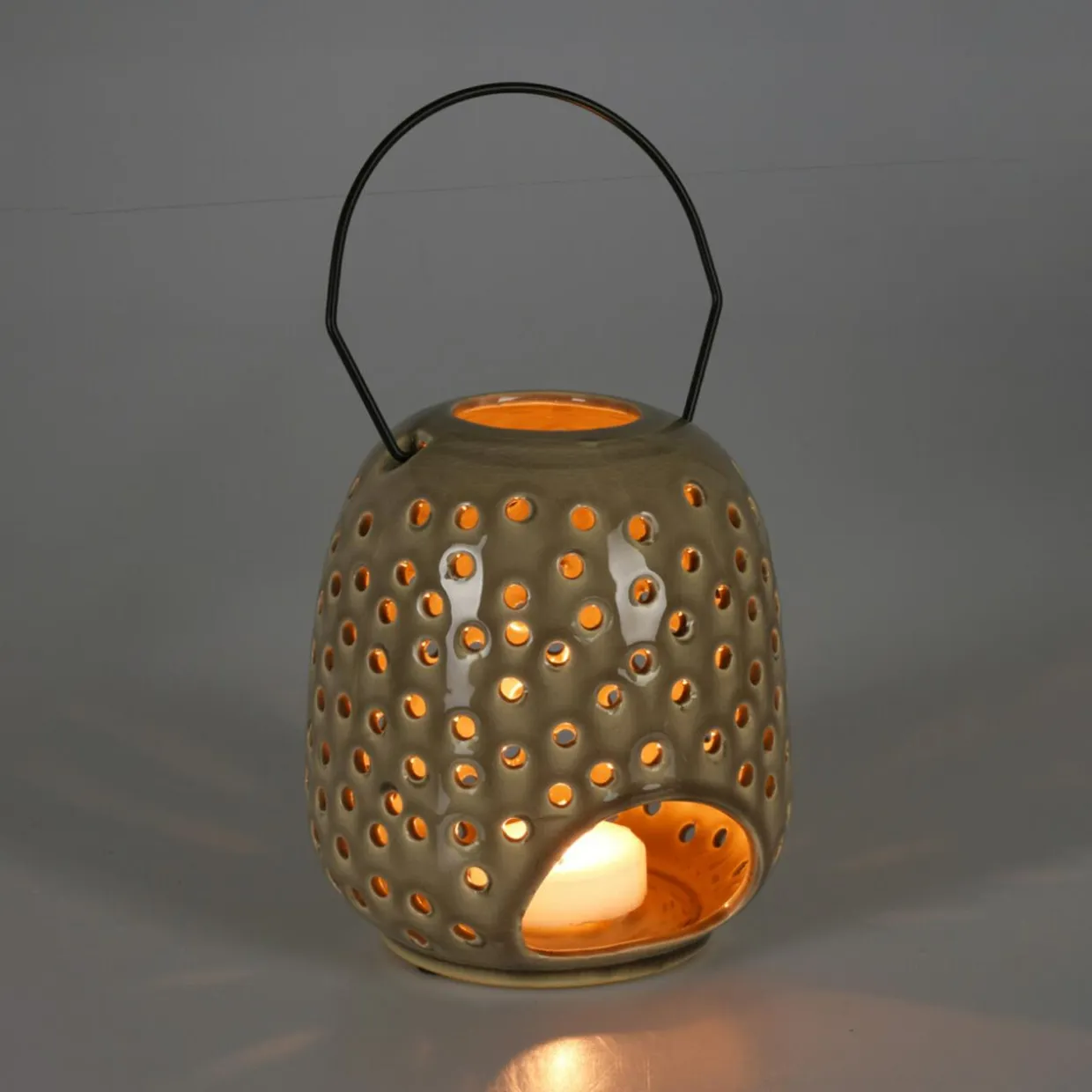 Latarenka ceramiczna MIX 17,5 cm