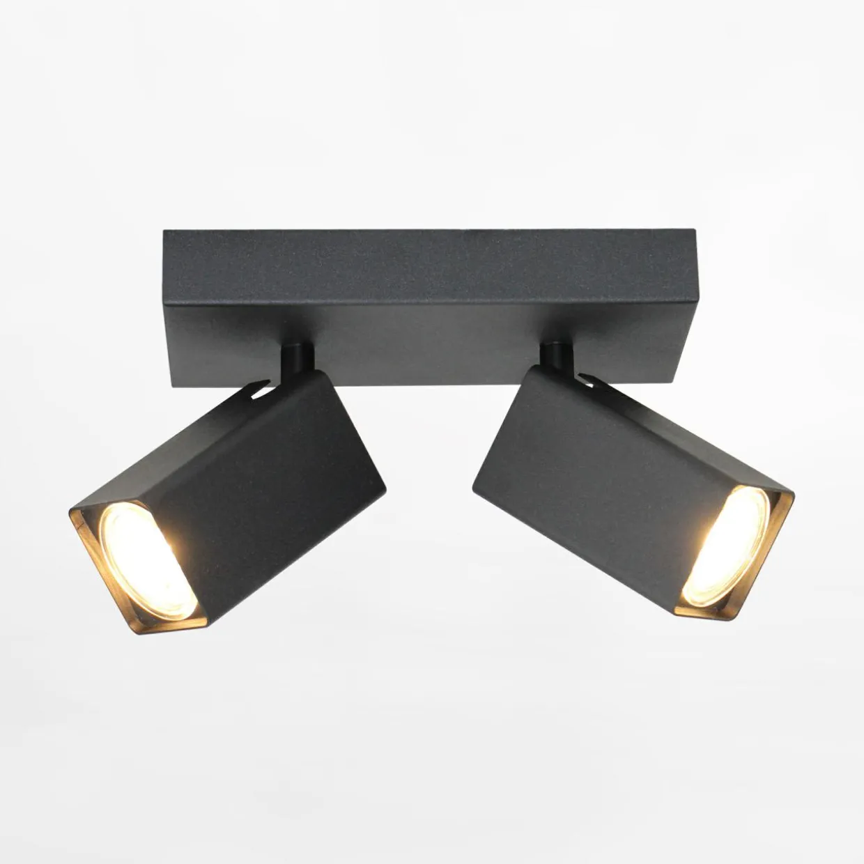 Listwa 2 reflektory czarna ORO ELON