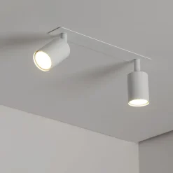 Listwa podtynkowa 2 reflektory biała NEX