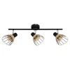 Listwa 3-punktowa rattan czarna GENT