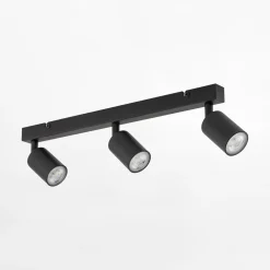 Listwa sufitowa 3 reflektory czarna TOP