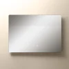 Lustro łazienkowe podgrzewane z oświetleniem LED 70x50 cm