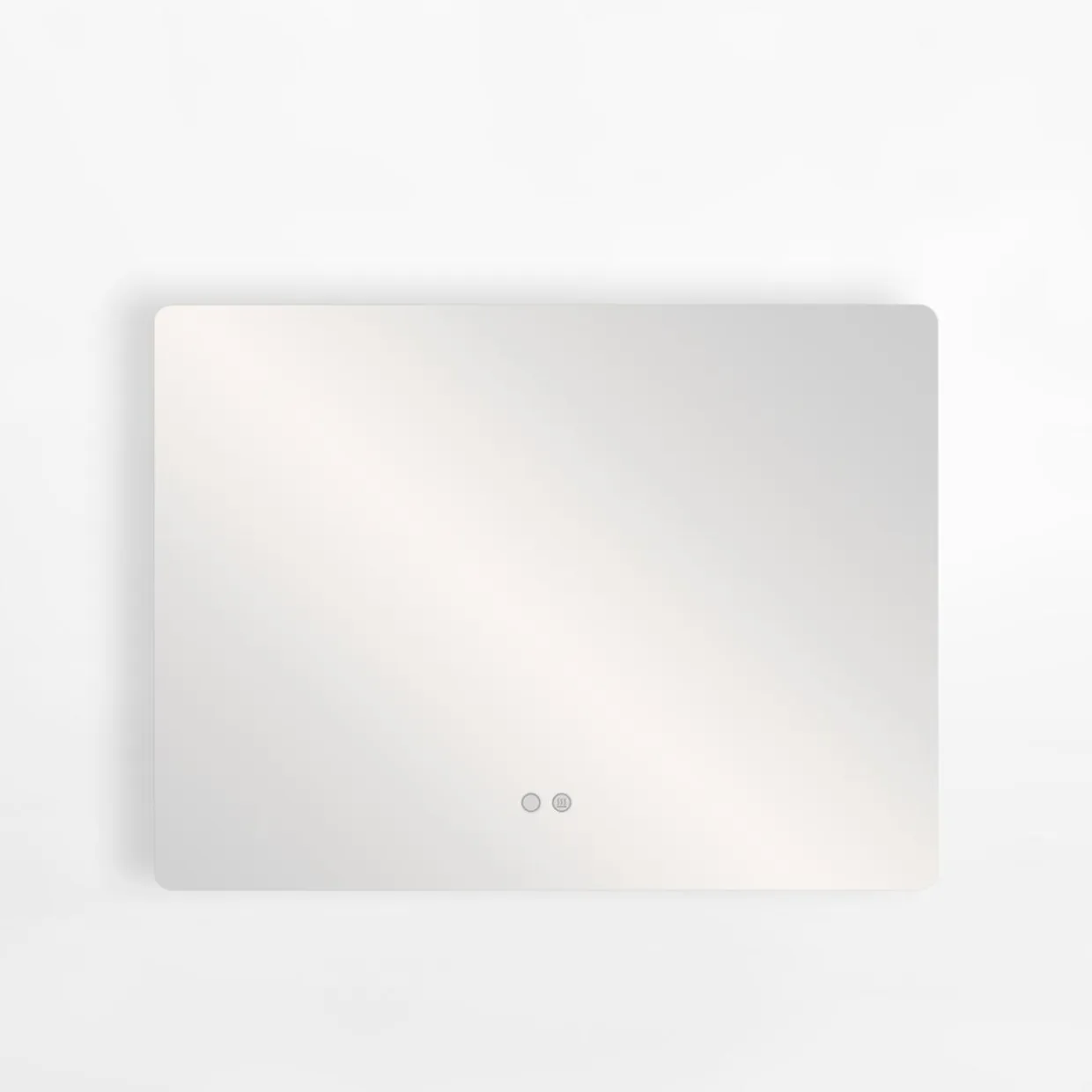 Lustro łazienkowe podgrzewane z oświetleniem LED 70x50 cm