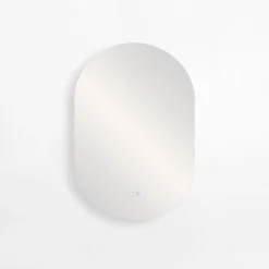 Lustro łazienkowe z oświetleniem LED 70x50 cm