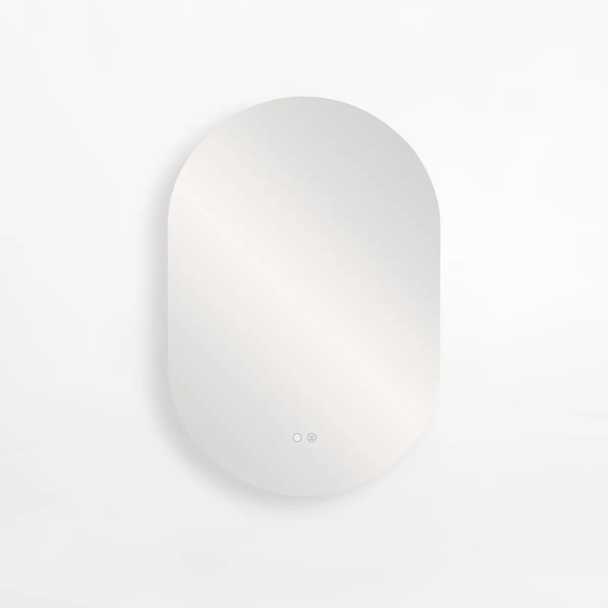Lustro łazienkowe z oświetleniem LED 70x50 cm