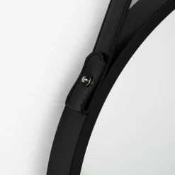 Lustro na pasku czarne 45,3 cm
