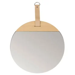 Lustro okrągłe na pasku BORAS 30 cm