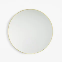 Lustro okrągłe złote 61 cm