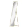 Lustro stojące w dębowej ramie SLIM 40x160 cm