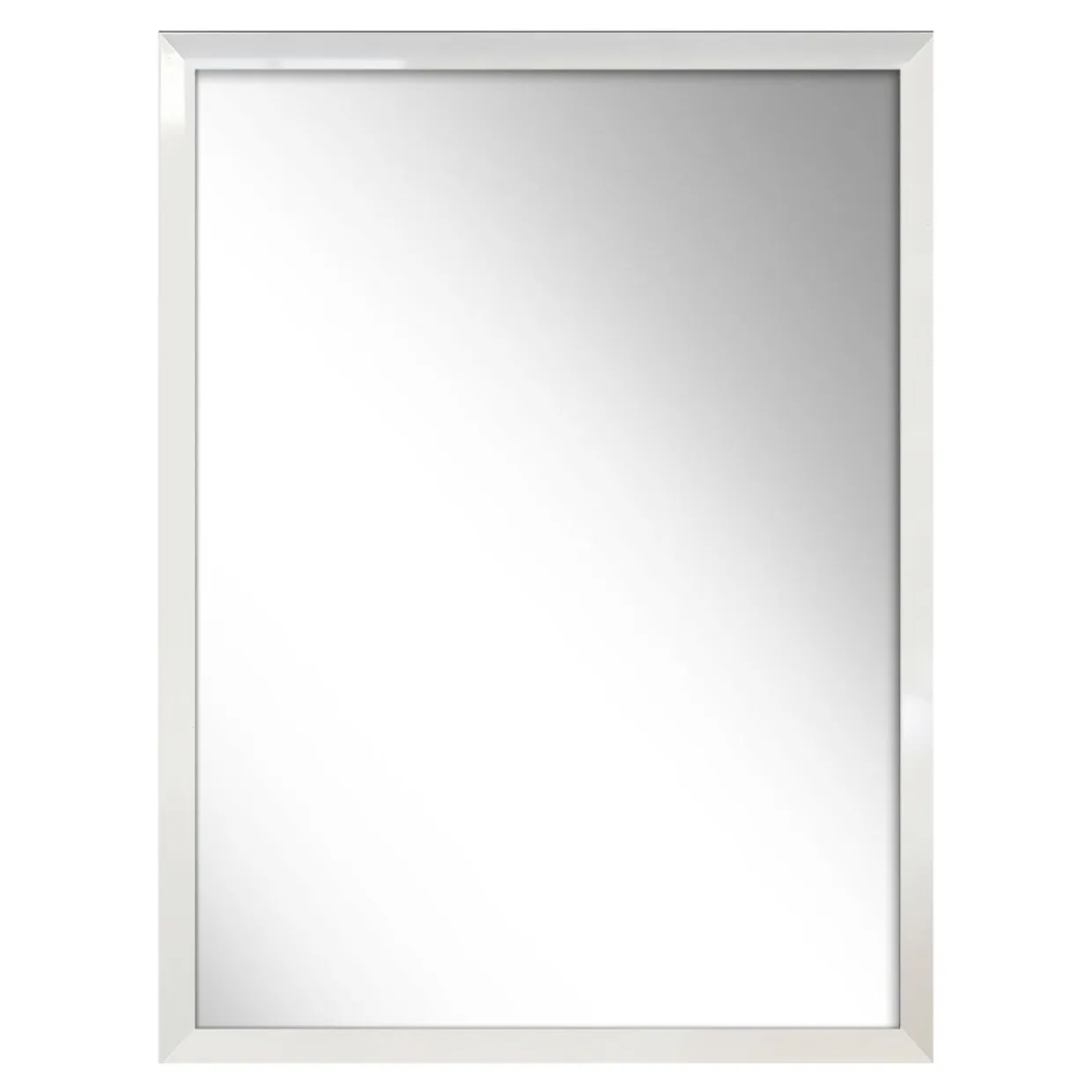 Lustro w białej ramie SLIM 57,5x77,5 cm