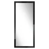 Lustro w czarnej ramie SLIM 47,5x107,5 cm