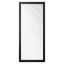 Lustro w czarnej ramie SLIM mat 47,5x107,5 cm