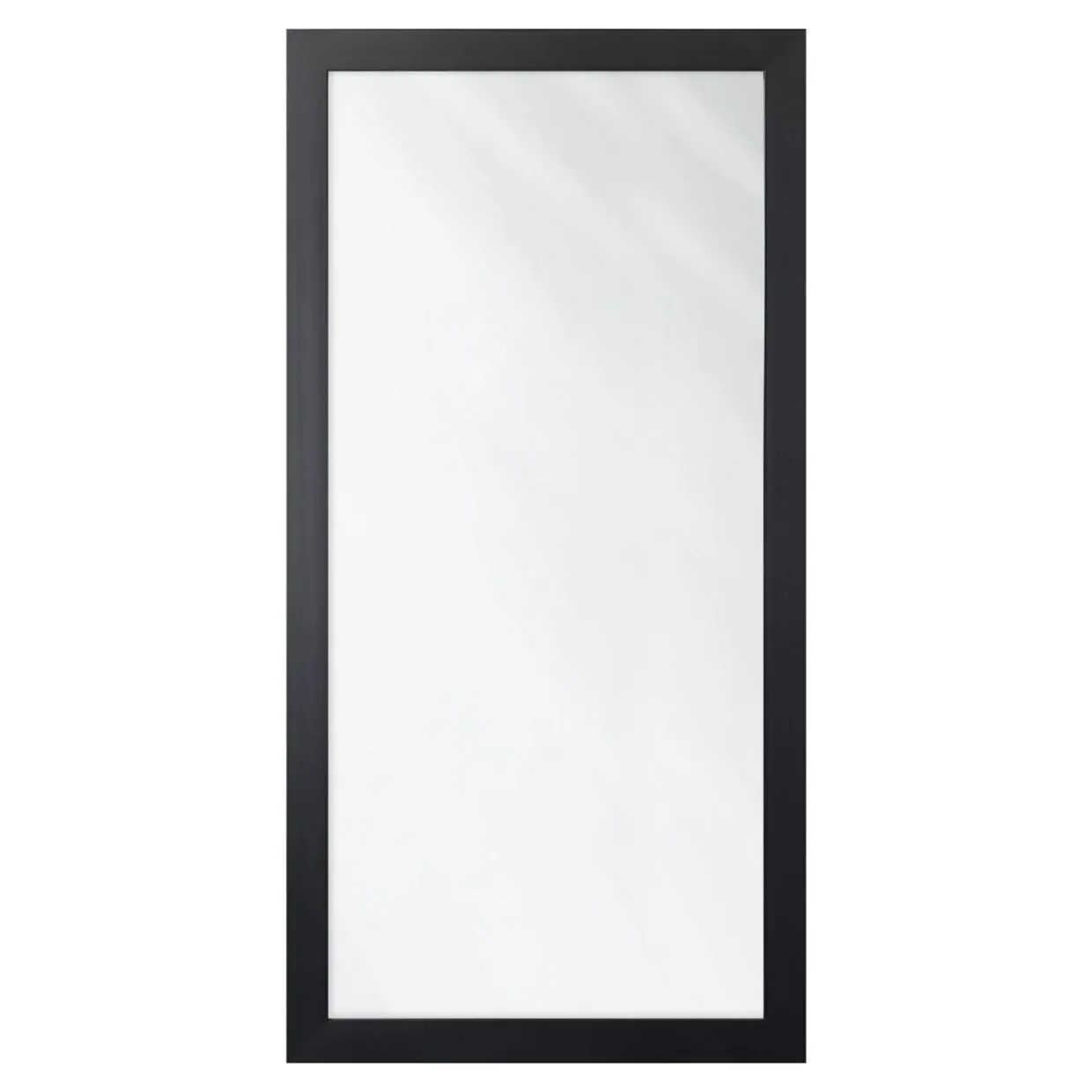 Lustro w czarnej ramie SLIM mat 67,5x127,5 cm