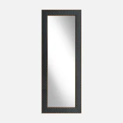 Lustro w czarnej ramie 56x146 cm