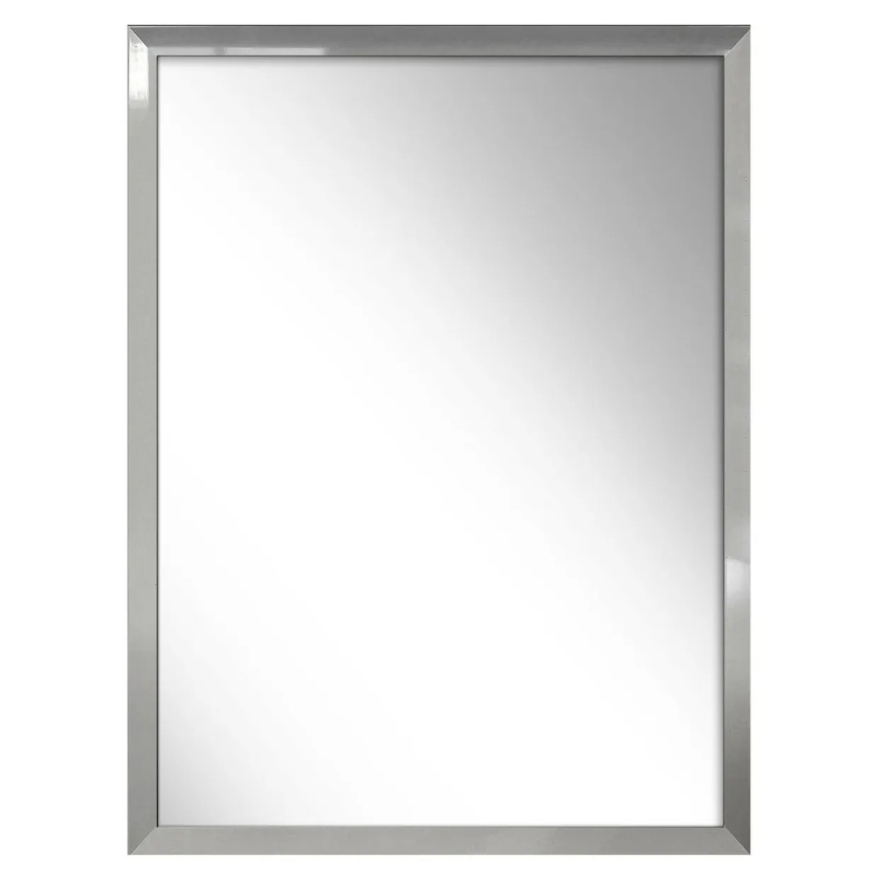 Lustro w srebrnej ramie SLIM 57,5x77,5 cm