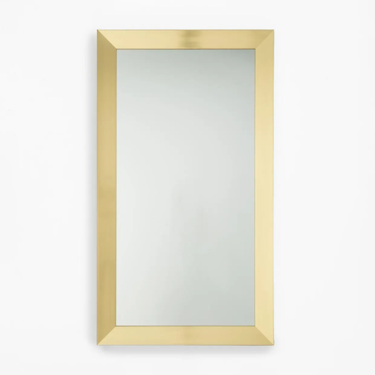 Lustro w złotej ramie MILANO 74x134 cm