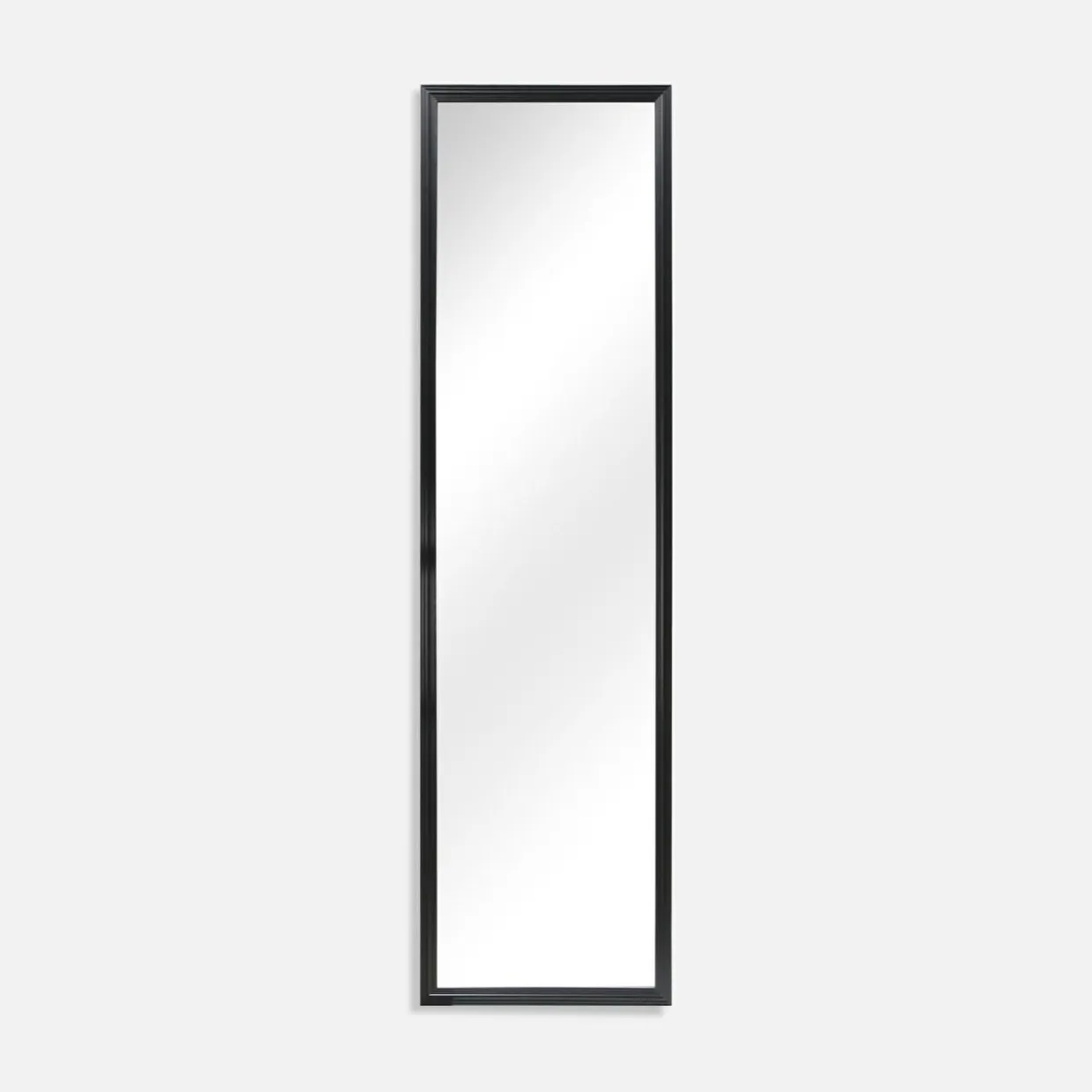 Lustro wiszące czarne 30x120 cm